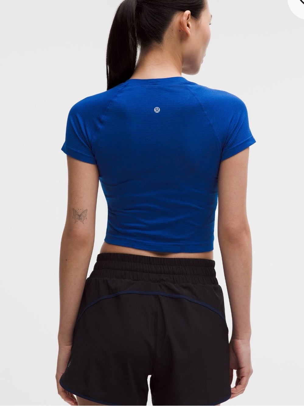 Lululemon Swiftly Crop Top Royal Blue 💙